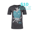 EVIL EYE TEE - CHARCOAL GREY
