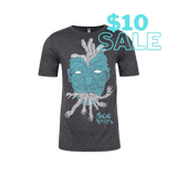 EVIL EYE TEE - CHARCOAL GREY