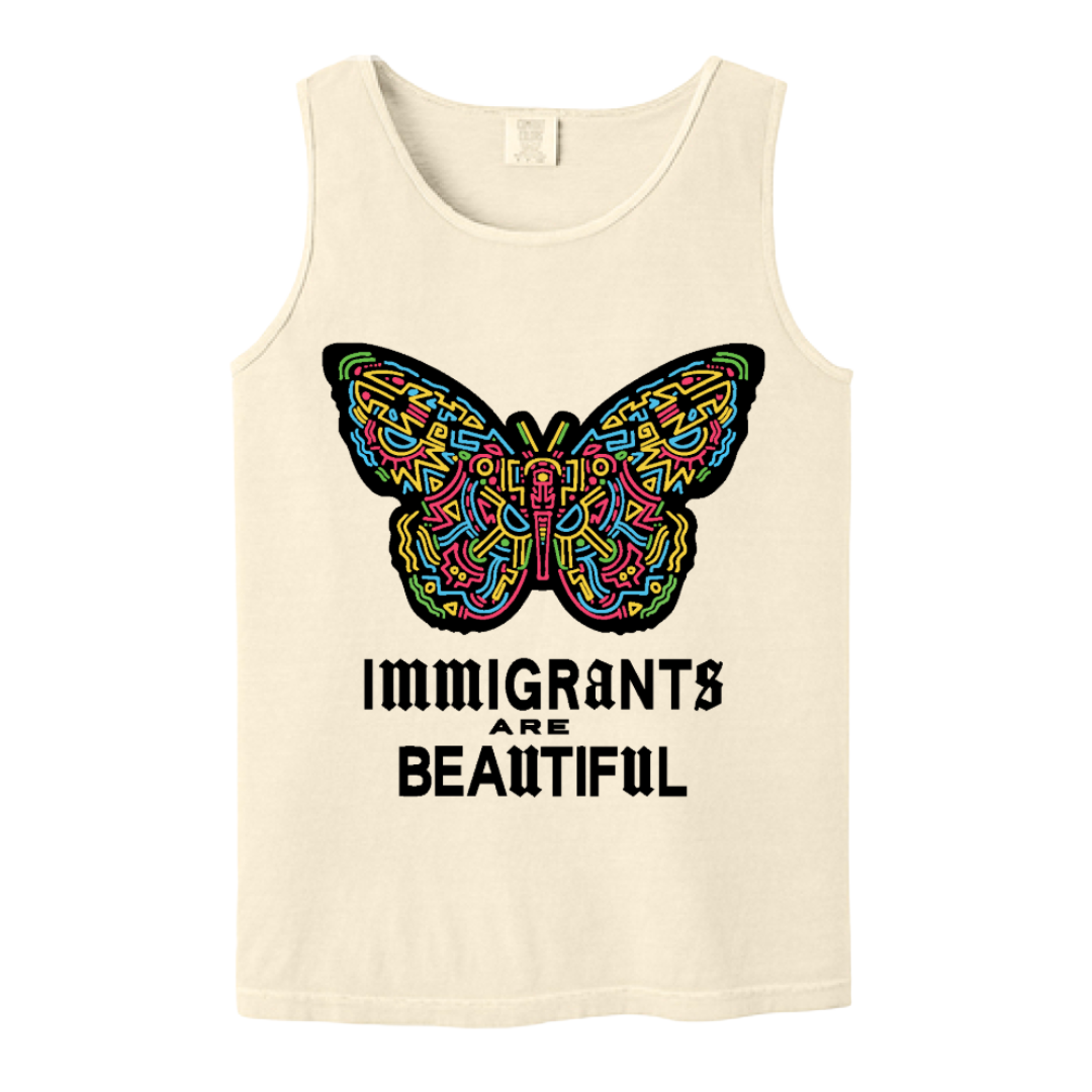 Ivory Immigrants Are Beautiful Tank (Unisex)