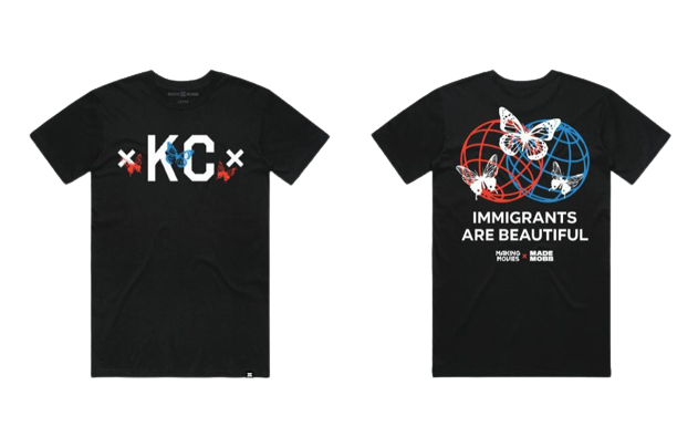 2023 Made Mobb x Making Movies All Immigrants Are Beautiful T-Shirt