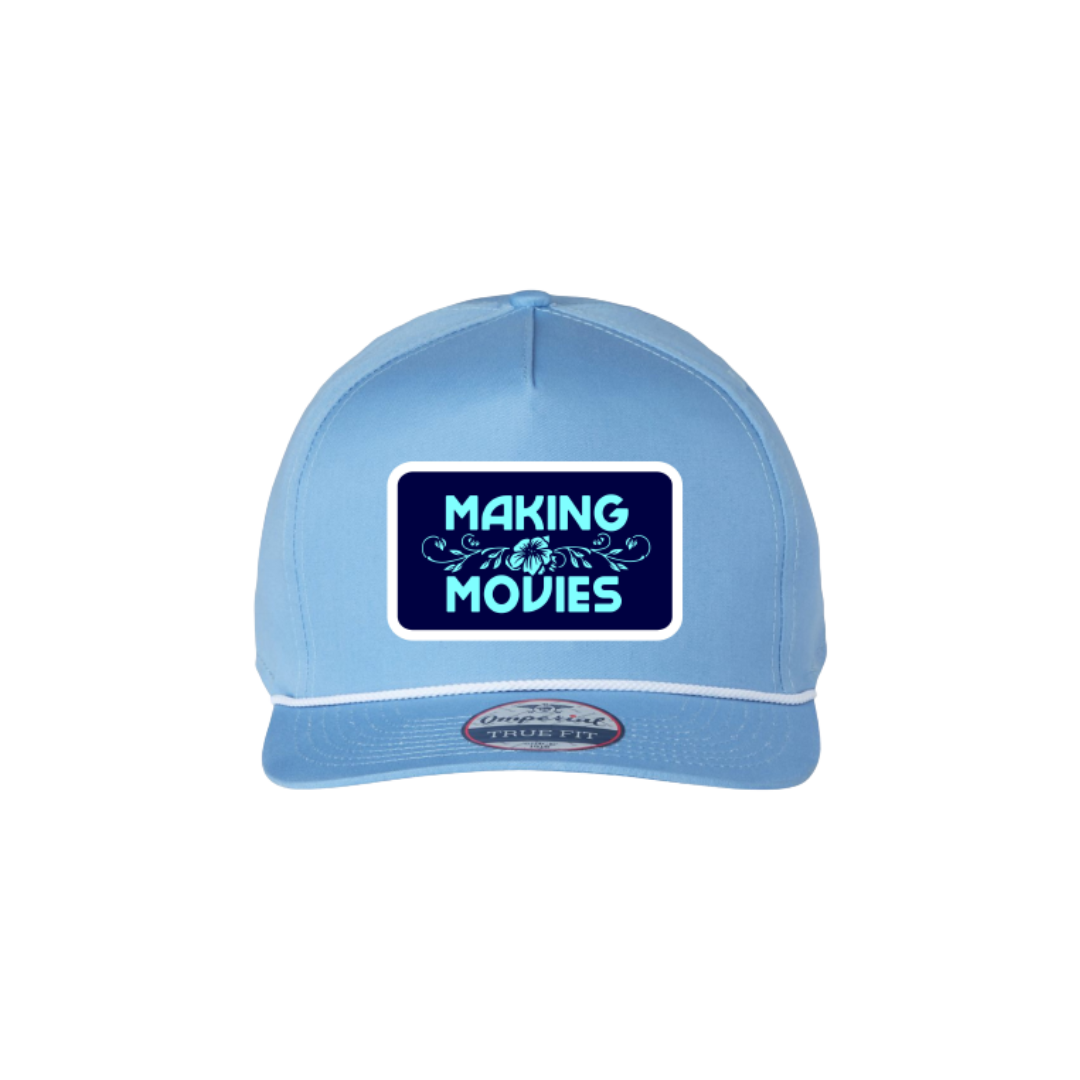 Powder Blue Making Movies Logo Patch Hat