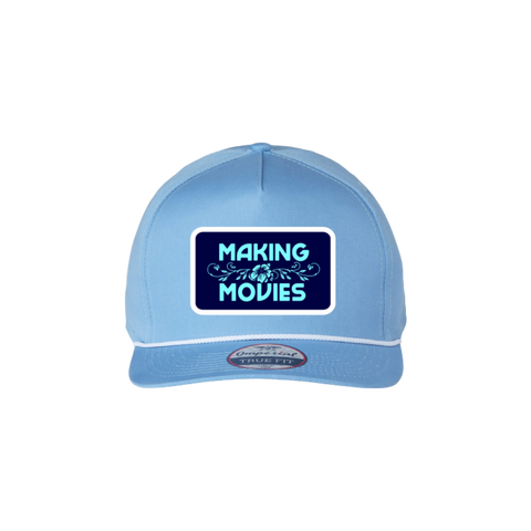 Powder Blue Making Movies Logo Patch Hat